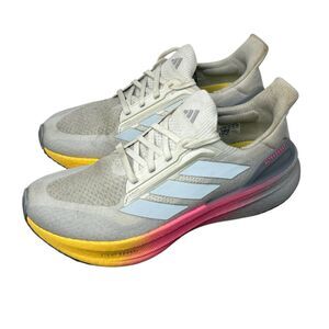 Adidas Ultraboost 5 Shoes Women Size 9 White Pink Yellow Gradient Running IH0638